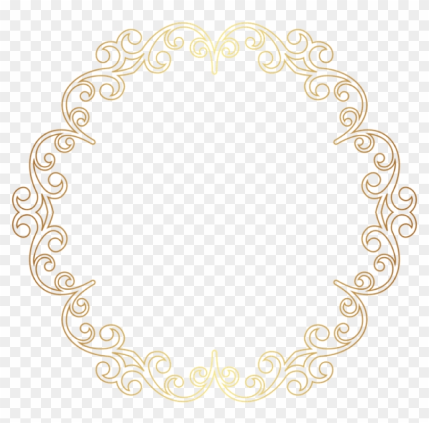 Free Png Download Round Gold Border Frame Clipart Png - Circle Transparent Png #827000
