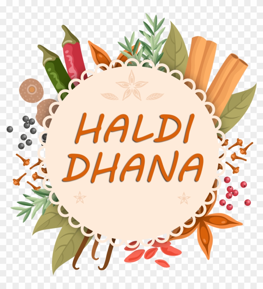 Haldi Dhana - All About Dips Clipart
