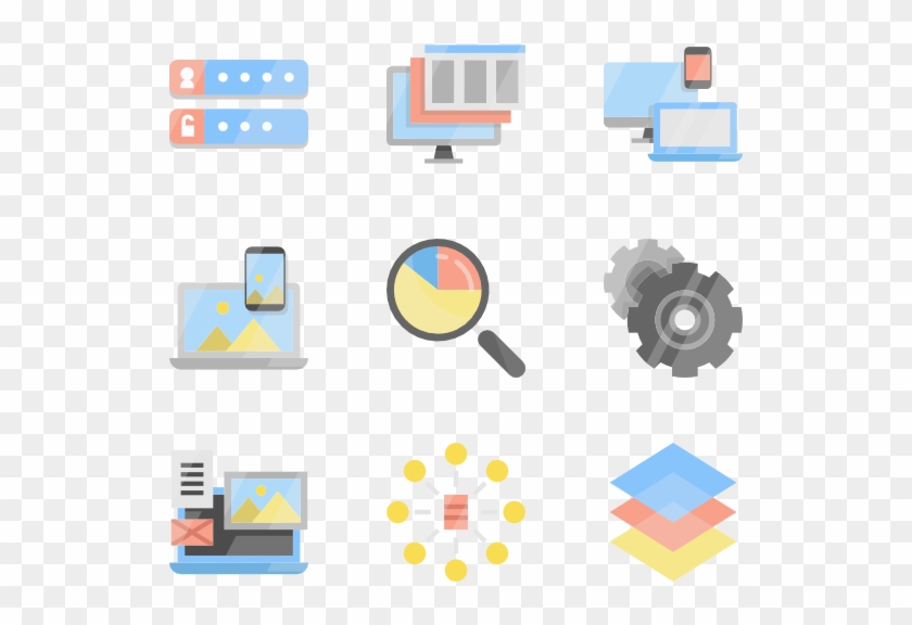 Web Design Set - Content Flaticon Clipart