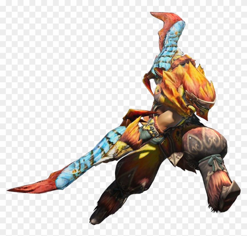 The Monster Hunter Wiki - Monster Hunter Dual Blades Stance Clipart #827440