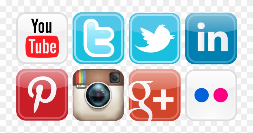 Free Download Sets For Your Website - Social Media Icon Graphic Clipart