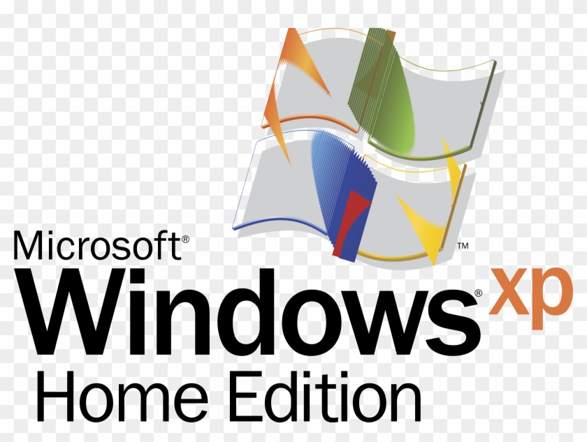 Microsoft Windows Xp Home Edition Logo Png Transparent - Windows Xp Logo Svg Clipart