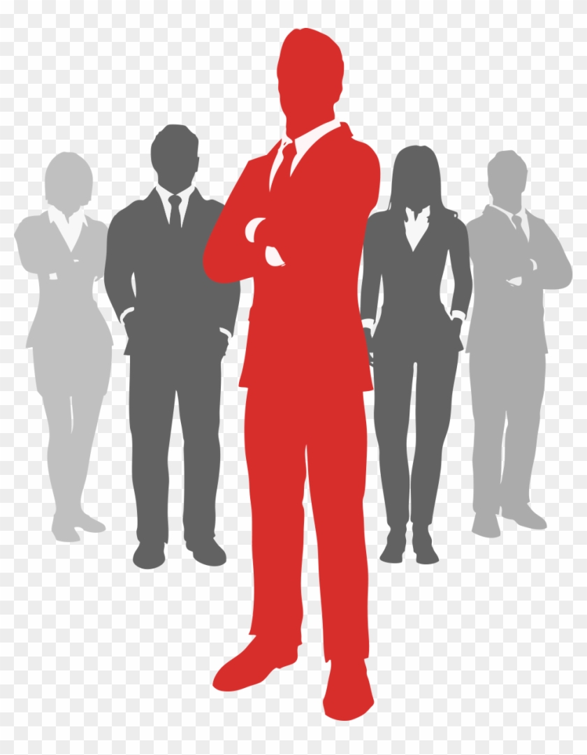 Lillyworks Offers A Complete Range Of Services Both - Leadership Silhouette Png Clipart #828071