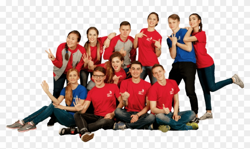 Volonteers-team - Ворлдскиллс Волонтеры Clipart