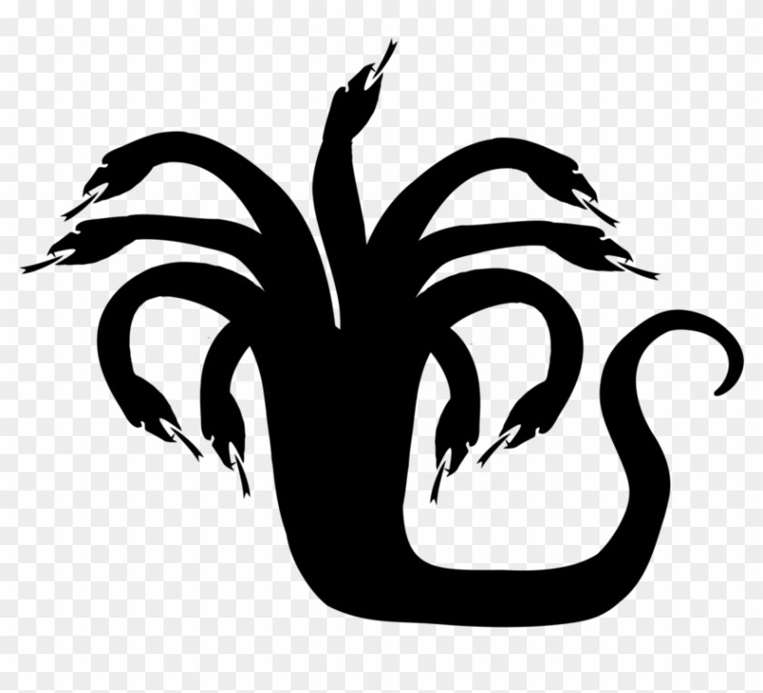 Lernaean Hydra Computer Icons Drawing Cartoon - Hydra Png Clipart #828338