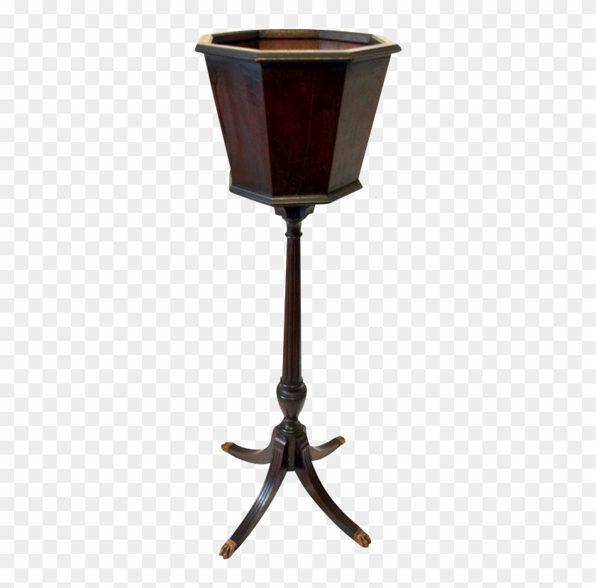 Mahogany Flower Pot Stand Signed Imperial Furniture - Antique Clipart