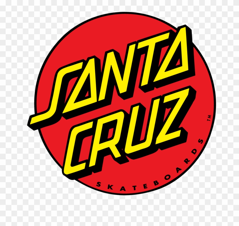 Santa Cruz Skateboards Logo - Santa Cruz Skateboards Clipart #828860