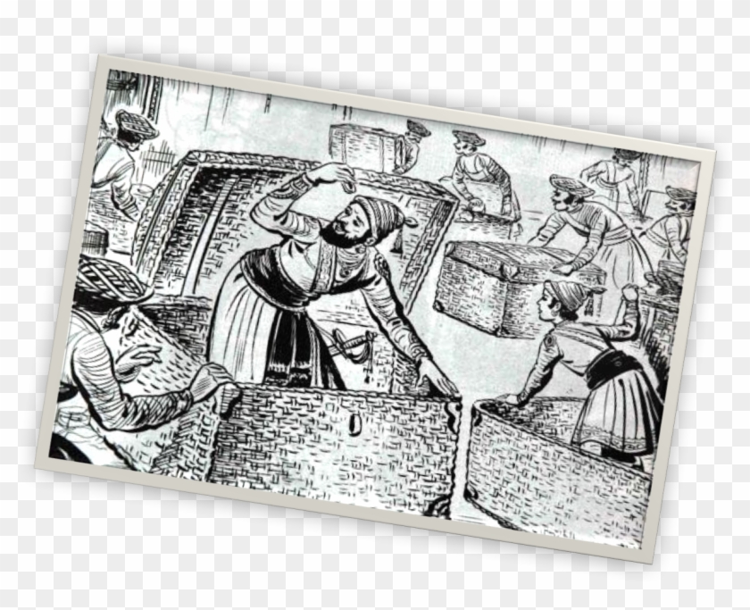 After This Incident, Shivaji's Fame Spread All Over - Historical Events Drawing Shivaji Maharaj Clipart #828861