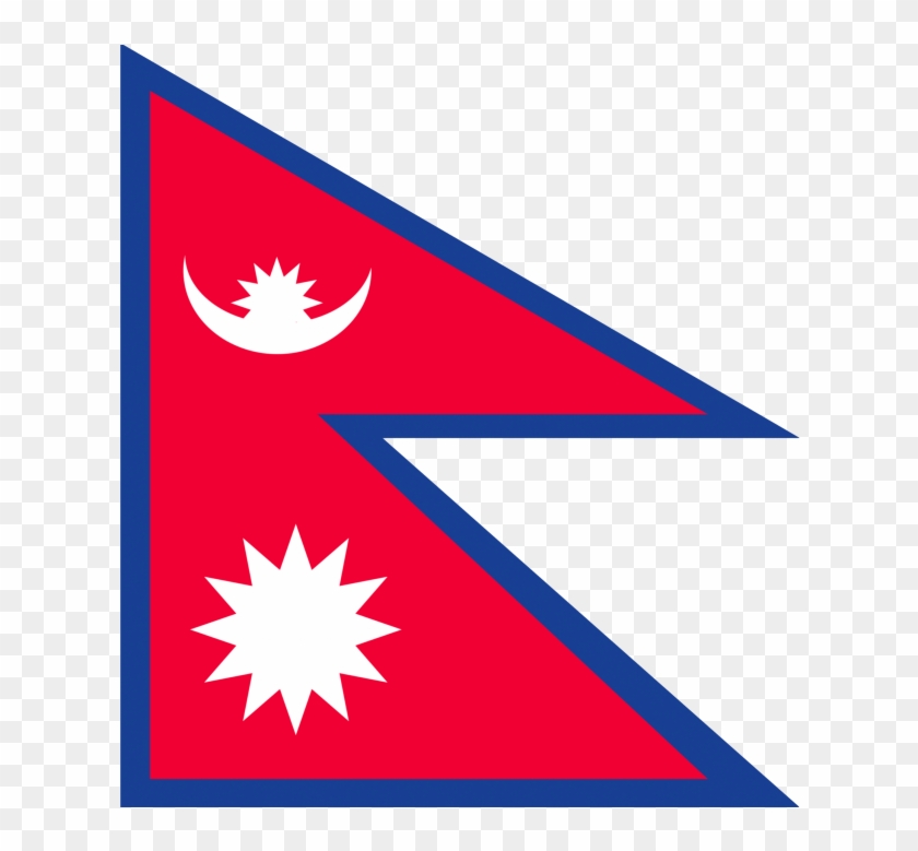 Flag Of Nepal - First Nepal India Think Tank Summit To Begin In Kathmandu Clipart #829298