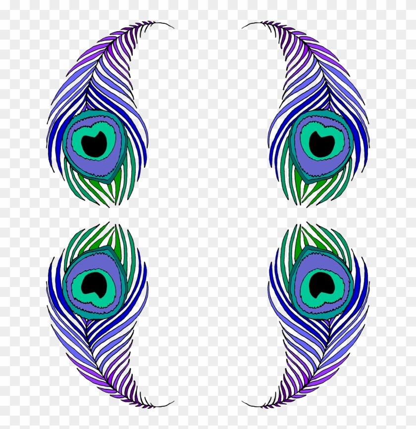 Peacock Feather Colouring Pages Clipart #829321