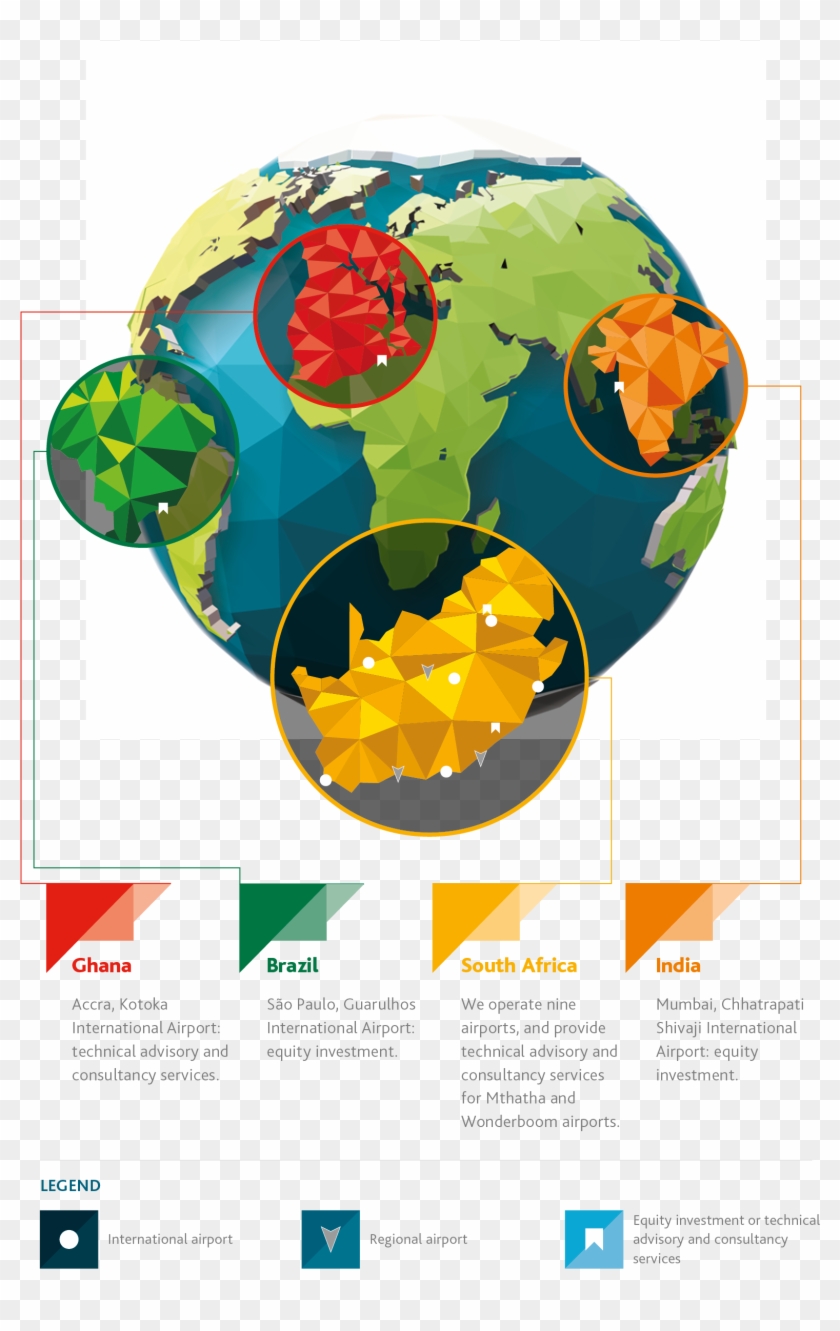 To Airport Management And Operating Concessions In - Earth Clipart