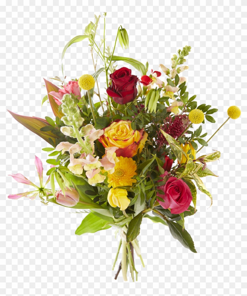 Valentijnsdag Boeket Kleurrijke Valentijn - Floribunda Clipart #829467