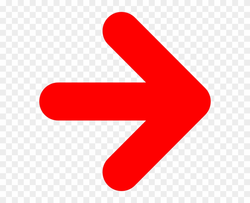 Red Right - Icon Arrow Red Png Clipart #829600