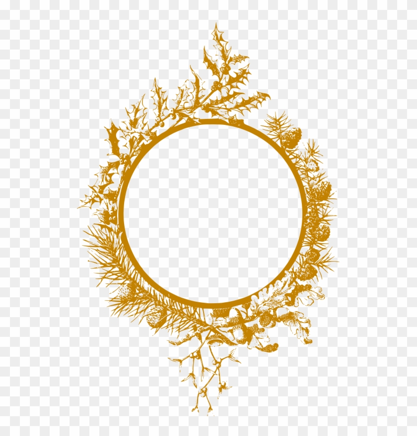 Medium Image - Christmas Frames Png Black And White Clipart