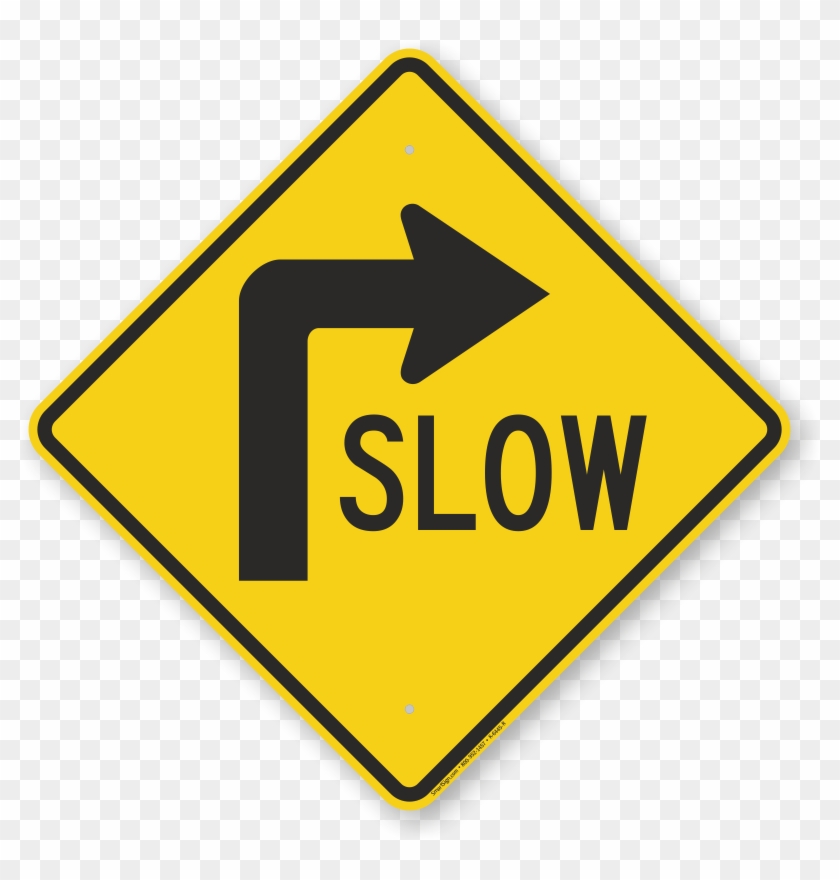 Slow Sign - Safe Place Clipart #829727
