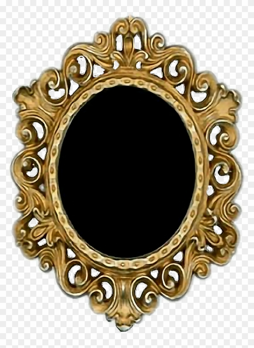Report Abuse - Golden Mirror Frame Png Clipart #829930