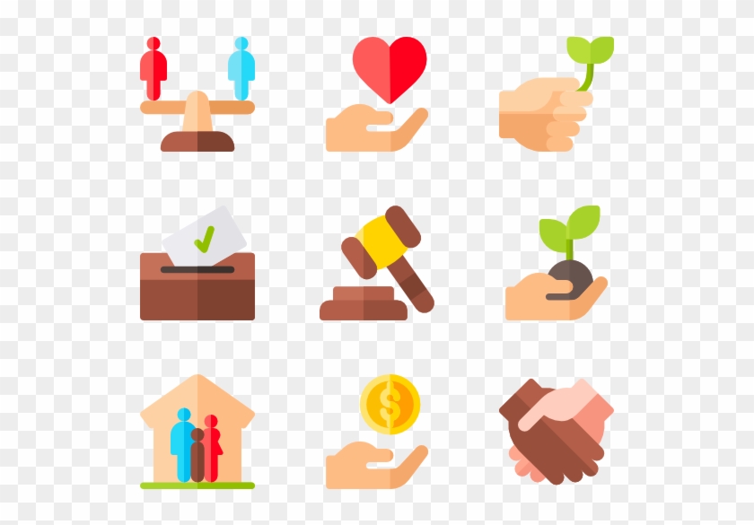 Right Clipart Peaceful Protest - Human Rights Png Transparent Png