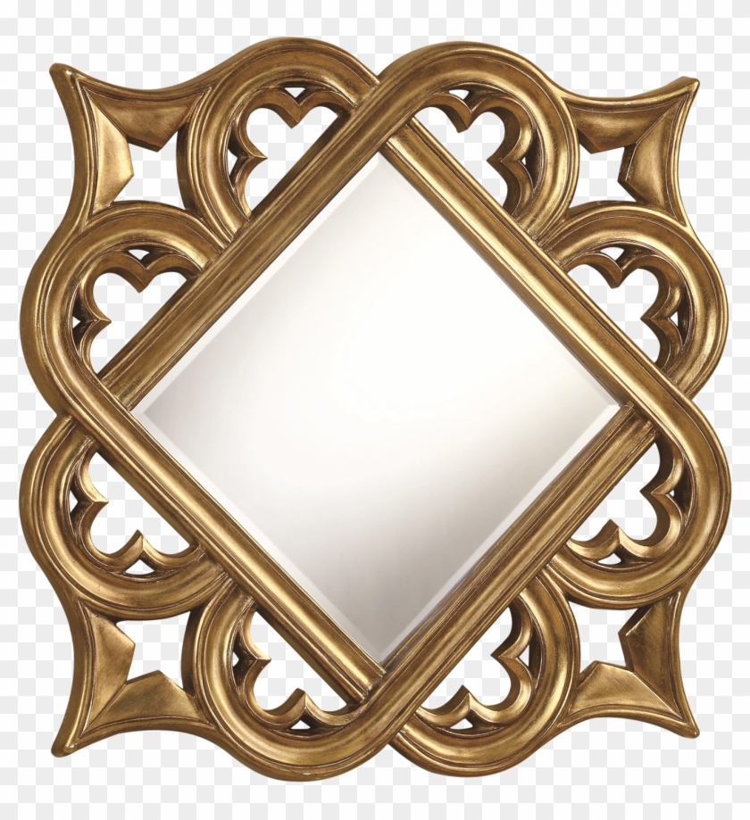 Golden Mirror Frame Free Png Image Clipart #829994
