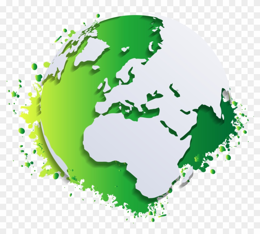 Globe World Map Clip Art - Download Abstract Transparent Png