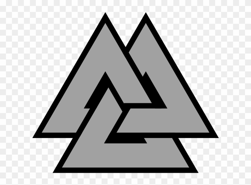 Valknut Symbol Triquetra - Valknut Png Clipart #830115