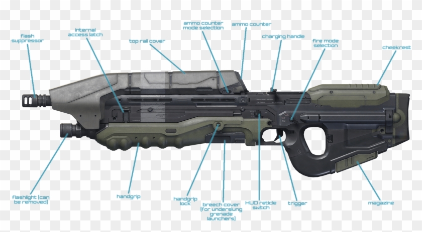 Halo 5 Assault Rifle , Png Download Clipart