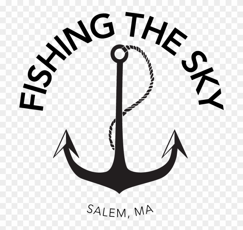 Anchor Design For Fishing The Sky - Calligraphy Clipart