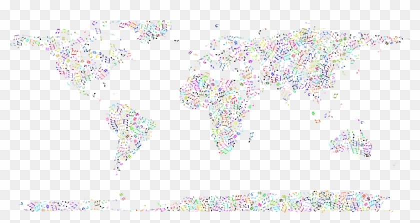 World Map World Map Computer Icons - World Map Transparent Background With Border Clipart #830792