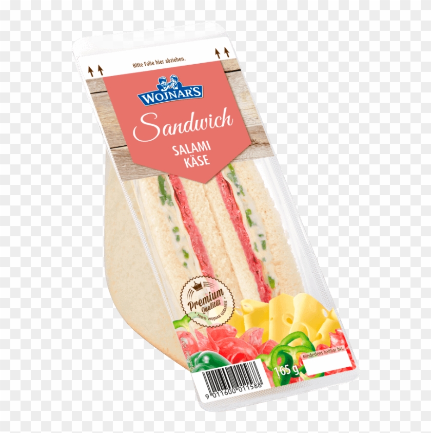 Salami-emmental Sandwich - Wojnar Sandwich Clipart #831018