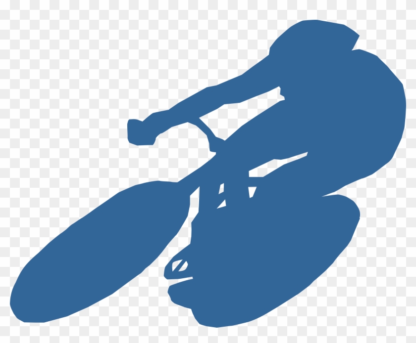 Image Freeuse Library Big Image Png - Cycling Silhouette Png Clipart #831073