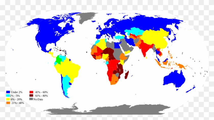 World Map Of Government Types Clipart