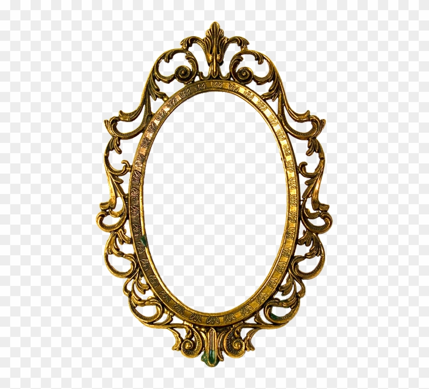 Vintage Frame - Vintage Oval Frame Png Clipart #831184