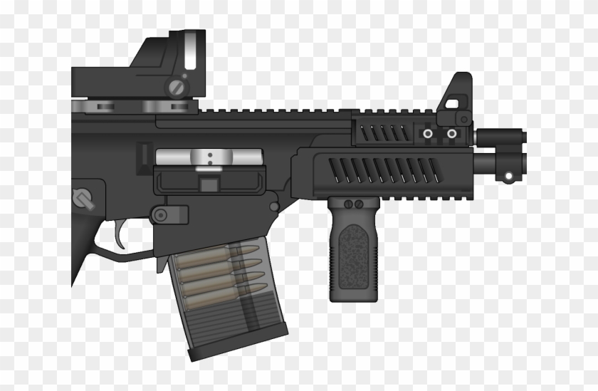 Assault Rifle Clipart M4a1 - Assault Rifle Png Transparent Png #831247