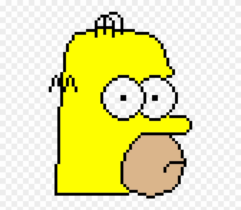 Homer Simpson - Pixel Art Baby Clipart