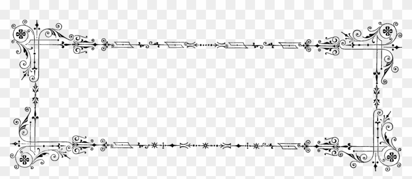 Digital Stamp Design Decorative Frames Clip Art Vintage - Frame Corners Design Png Transparent Png