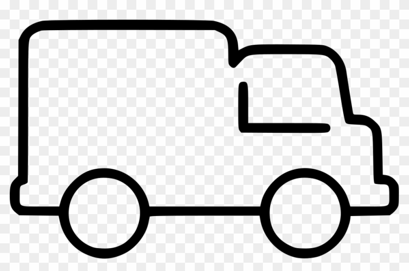 Png File - Truck Line Icon Png Clipart #831476