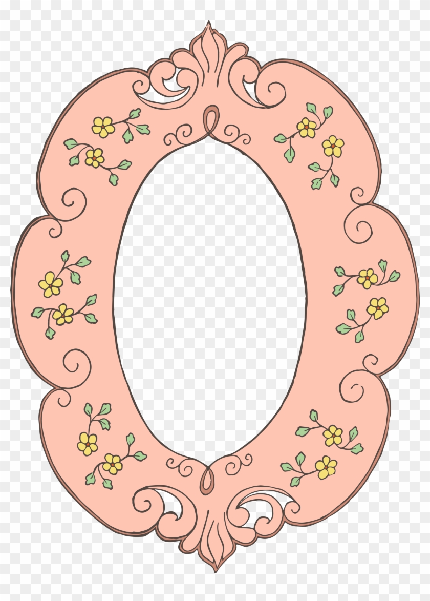 Jpeg Download - Pink Vintage Frame Clipart - Png Download