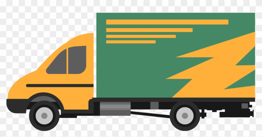 Box Body Truck Icon Big - Truck Clipart