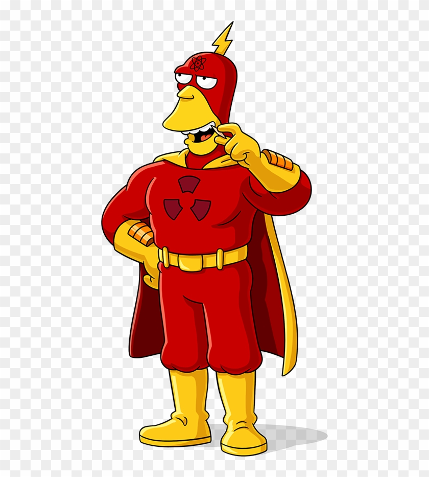 Radioactive Man From The - Homer Simpson Radioactive Man Clipart #831662