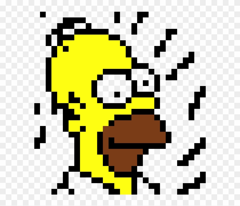 Homer Simpson - Homer Pixel Art Clipart #831701