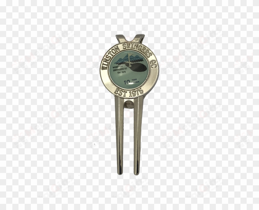 Golf Divot Tool Golf Pitchfork With Ball Marker - Engagement Ring Clipart