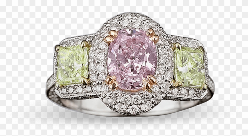 Estate Jewelry Colored Diamonds - Diamond Clipart