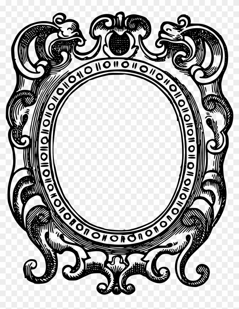 1929 X 2400 6 - Ornate Picture Frame Drawing Clipart #831869