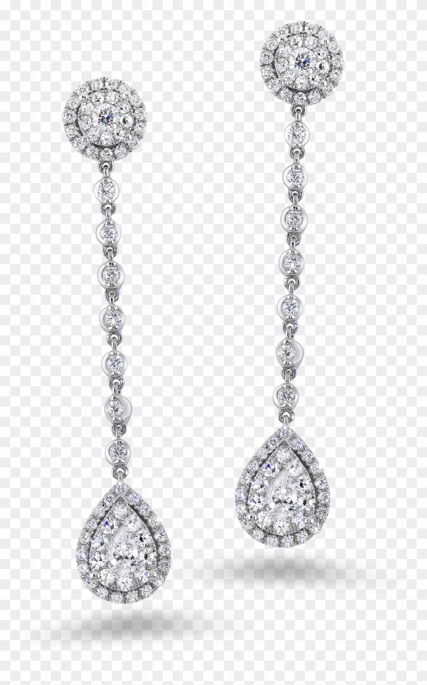 70 Carat Diamond Earrings - Outfits Vestido De Noche Negro Clipart #832101