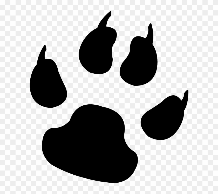 Paw Print Clip Art , Png Download - Animal Track Transparent Png #832171