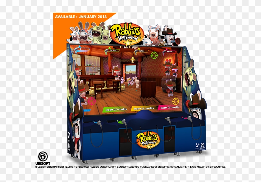 Rabbids Hollywood Arcade Game By Adrenaline Amusements - Rabbids Hollywood Arcade Game Clipart