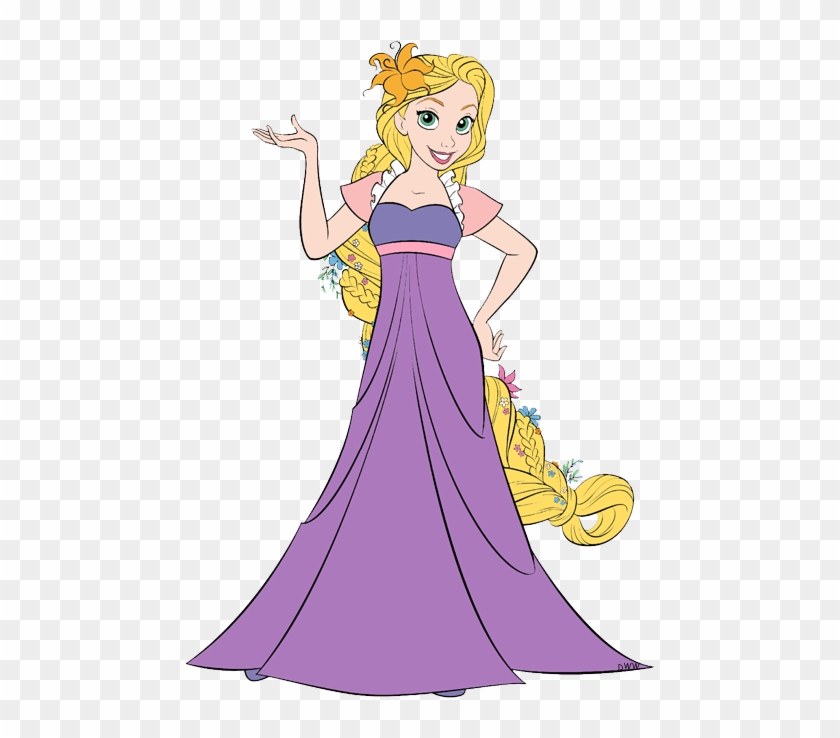 Disney's Tangled Clip Art - Disney Princess Rapunzel Clipart - Png Download #832383