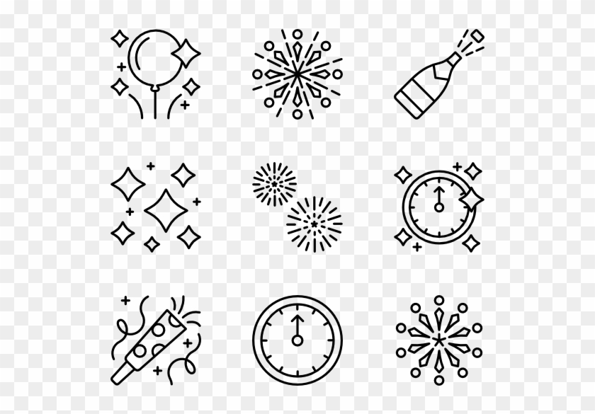 New Year's Eve - Weather Forecast Icon Png Clipart #832471