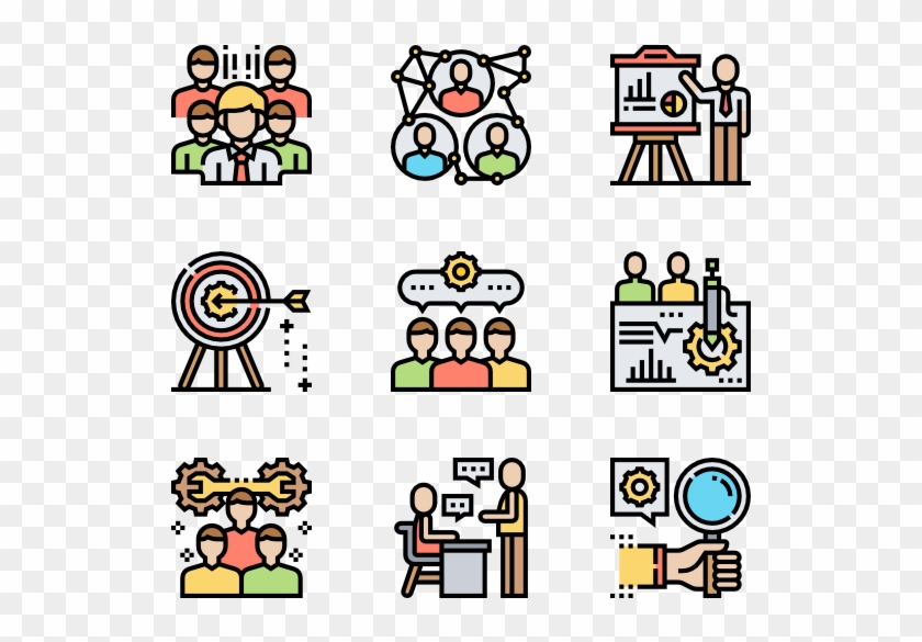 Teamwork - Human Icon Color Png Clipart