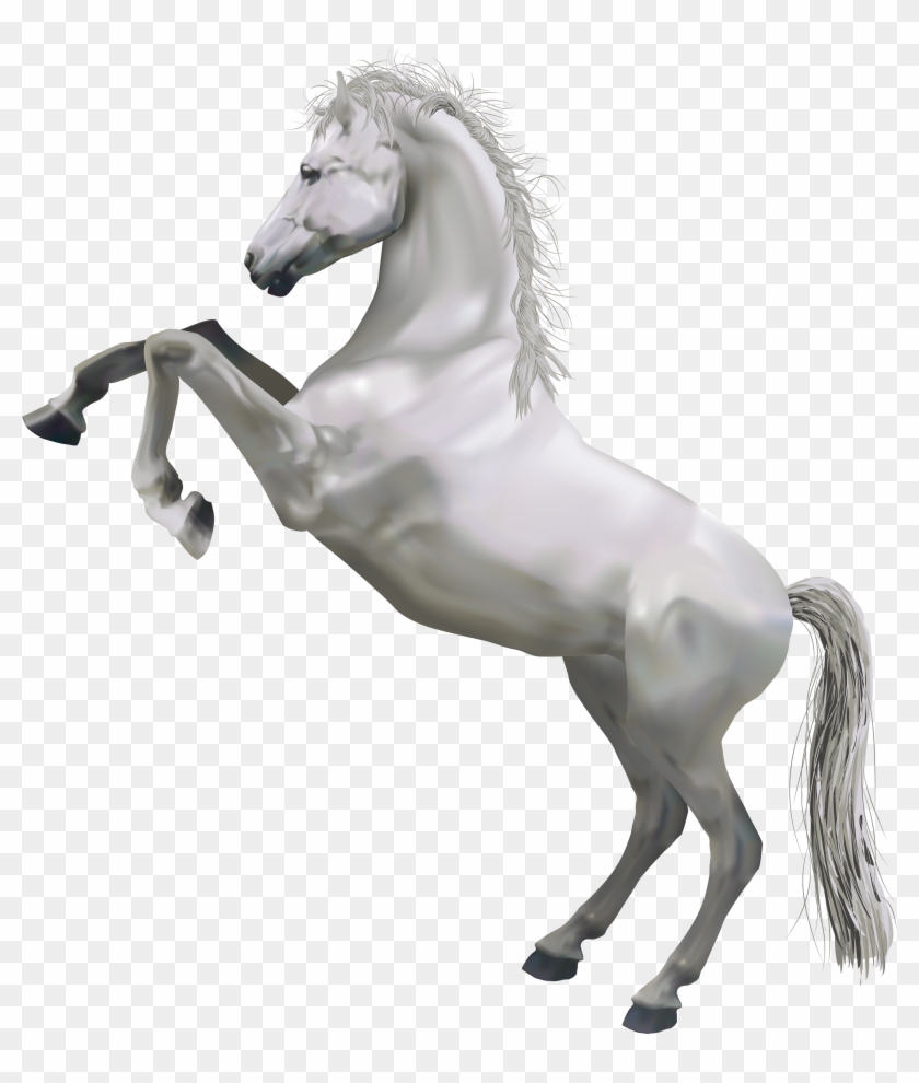 Transparent White Horse - White Horse Transparent Background Clipart #832640