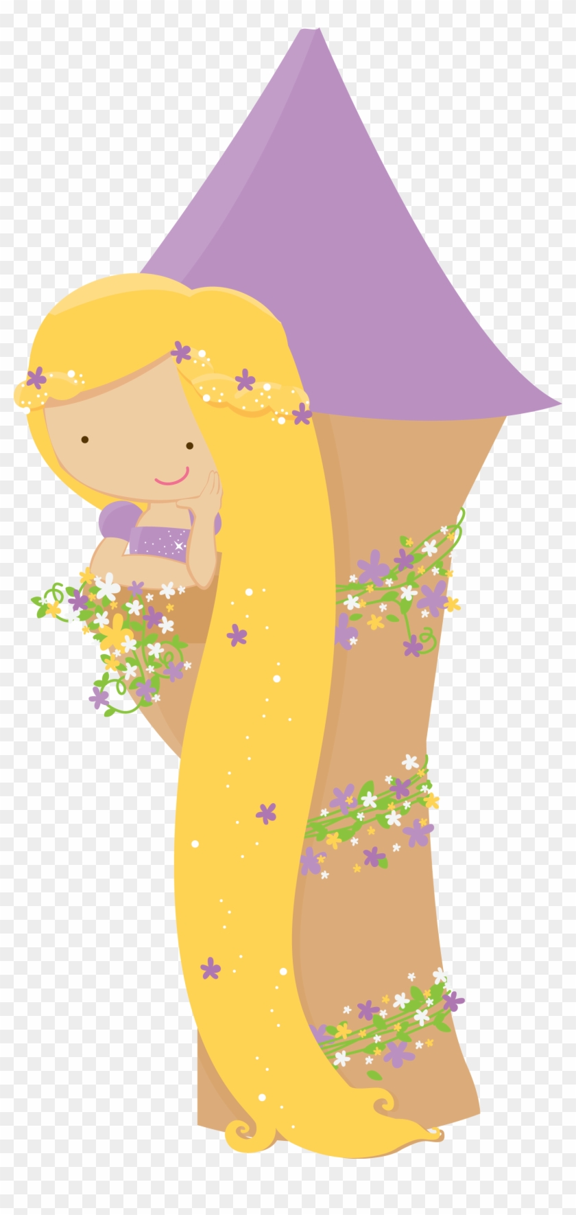 Image Stock Little Clipart Rapunzel - Rapunzel - Png Download